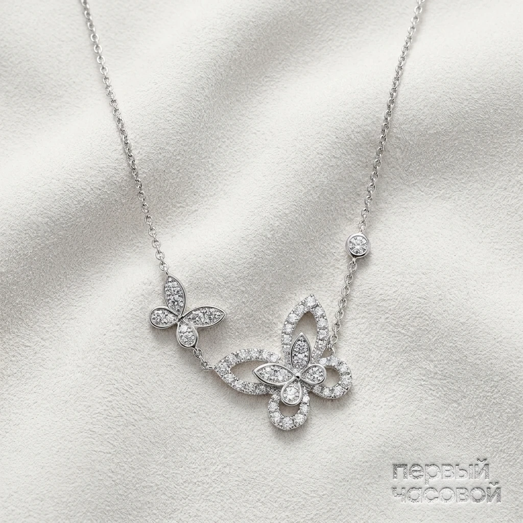 Graff Double Butterfly Silhouette Diamond RGP745