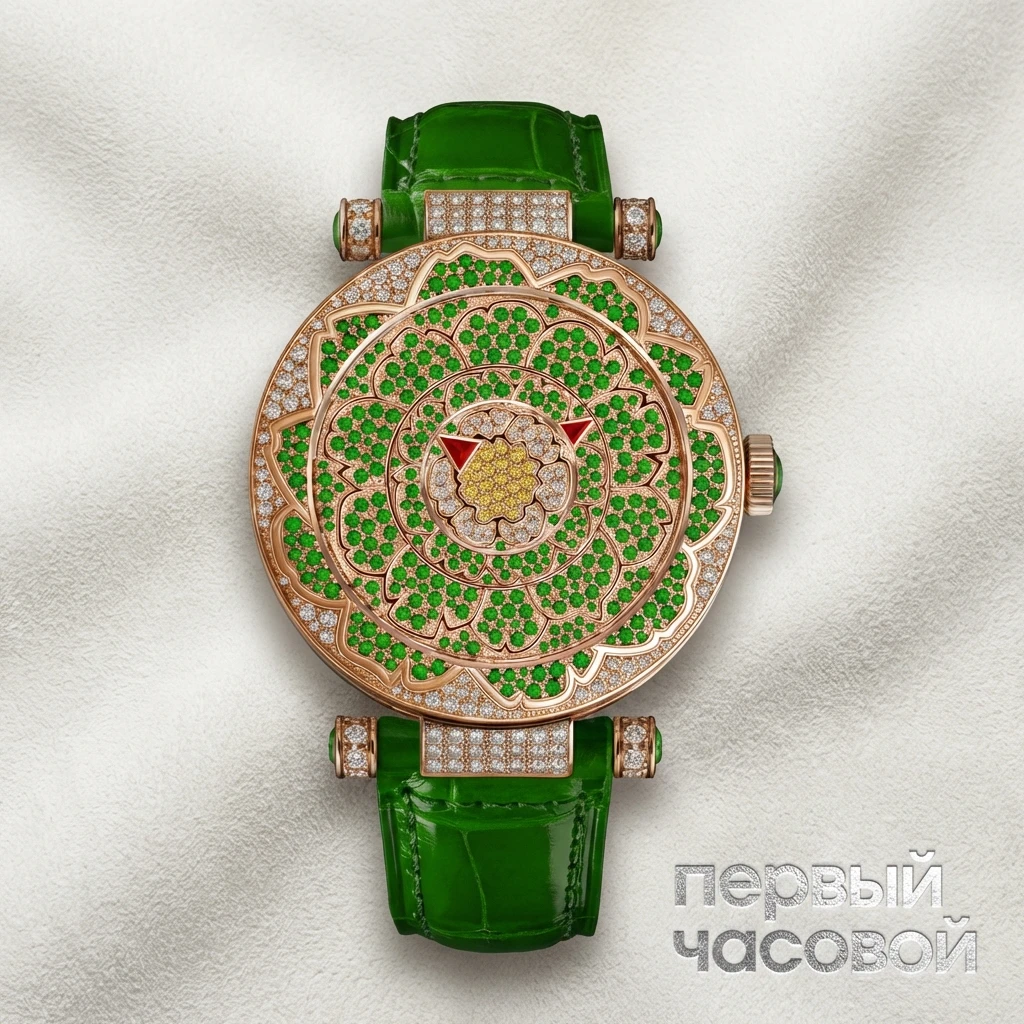 Купить элитные часы Franck Muller Round Double Mystery Peony 42 DM D CD PEO VR: в наличии в Москве!