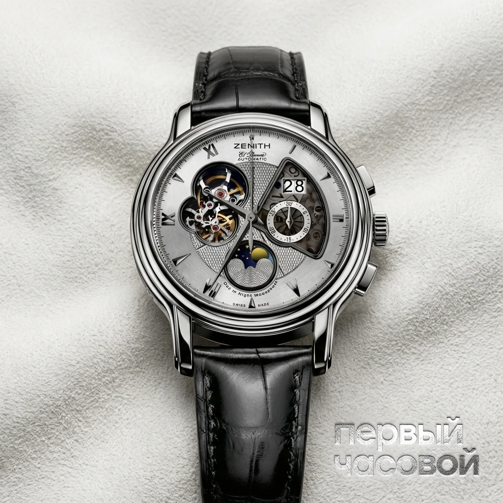 Купить элитные часы Zenith Chronomaster Open GDE Date Moonphase 03.1260.4047/02.C505: в наличии в Москве!