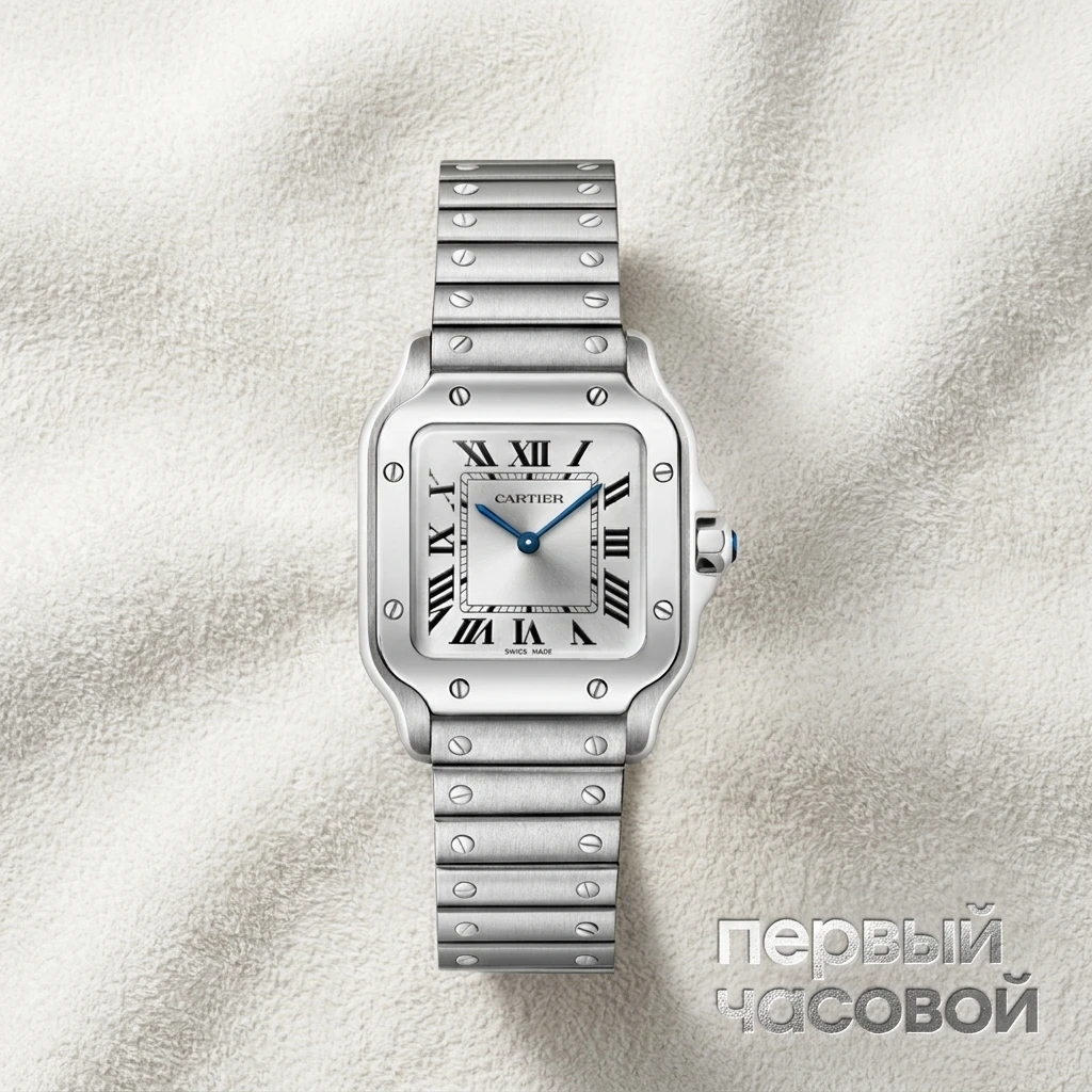 Купить элитные часы Cartier Santos De Cartier Small Model Silver Dial WSSA0082: в наличии в Москве!