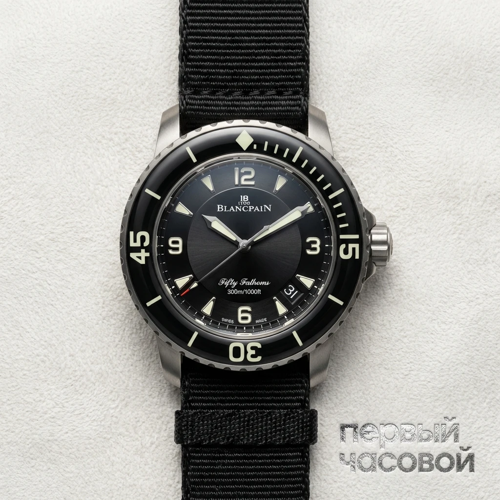 Купить элитные часы Blancpain Fifty Fathoms Automatique 5015 12B30 NABA: в наличии в Москве!