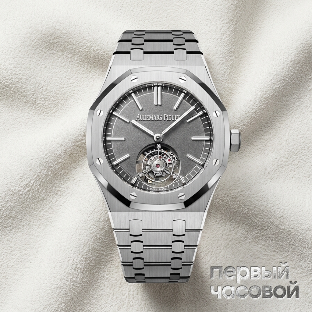 Audemars Piguet ROYAL OAK SELFWINDING FLYING TOURBILLON SANDBLASTED DIAL
