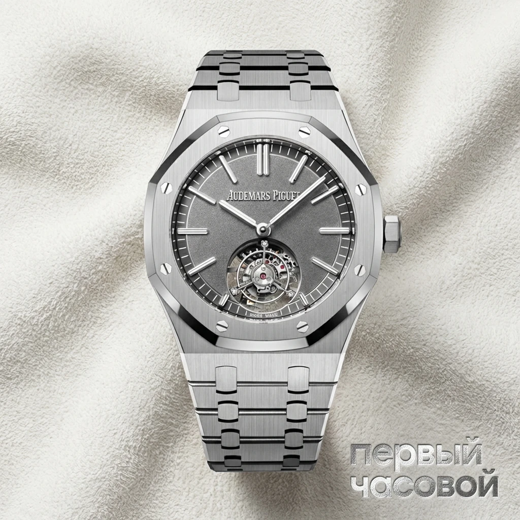 Audemars Piguet ROYAL OAK SELFWINDING FLYING TOURBILLON SANDBLASTED DIAL 26530ST