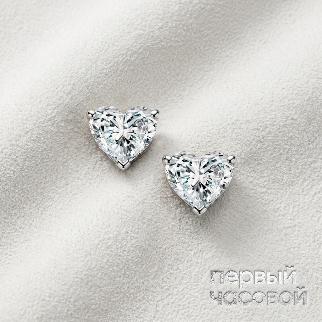 Studio jewelry Серьги с бриллиантами 0,90/0,92 ct. J/VS2
