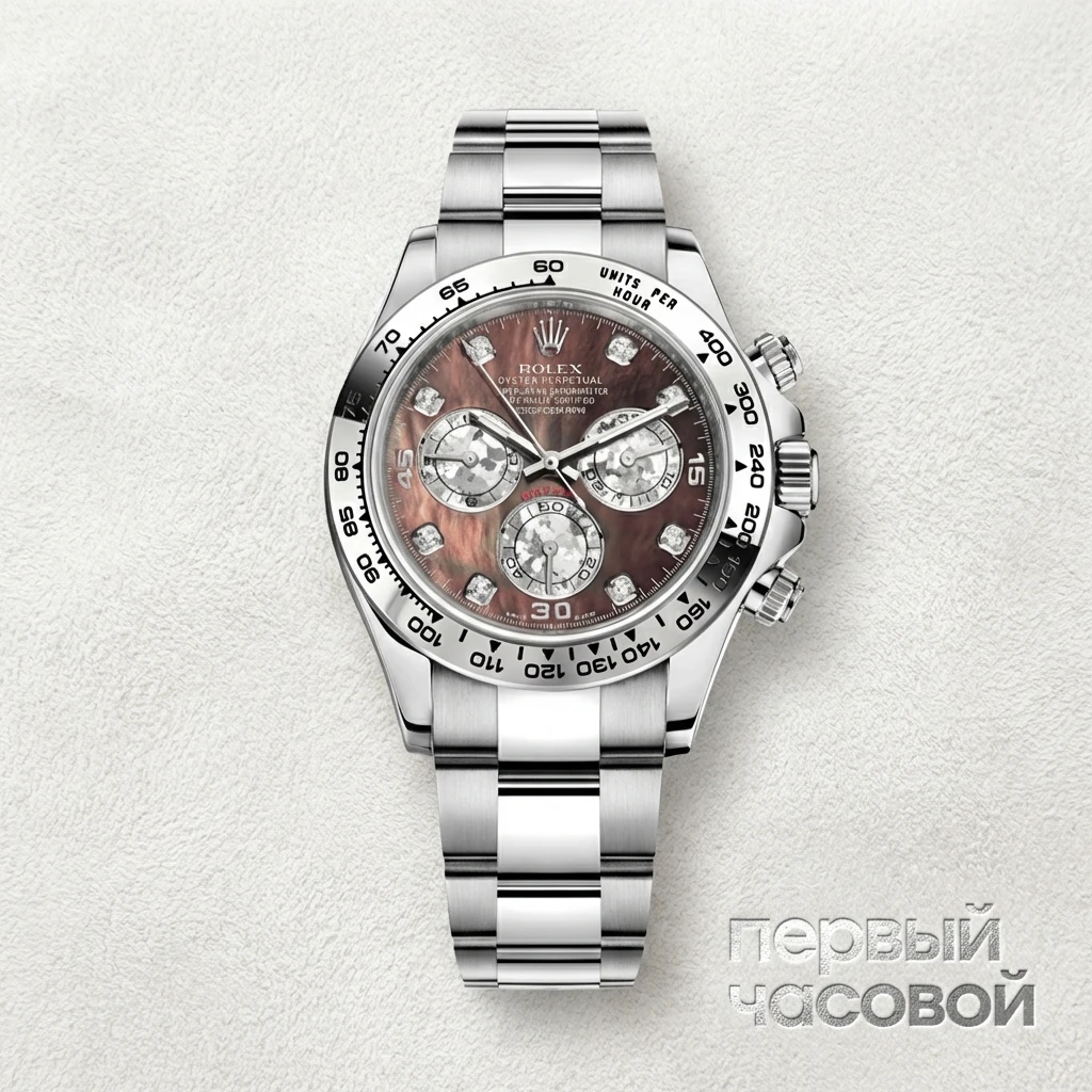 Купить элитные часы Rolex Cosmograph Daytona 40mm White Gold MOP Dial 116509: в наличии в Москве!