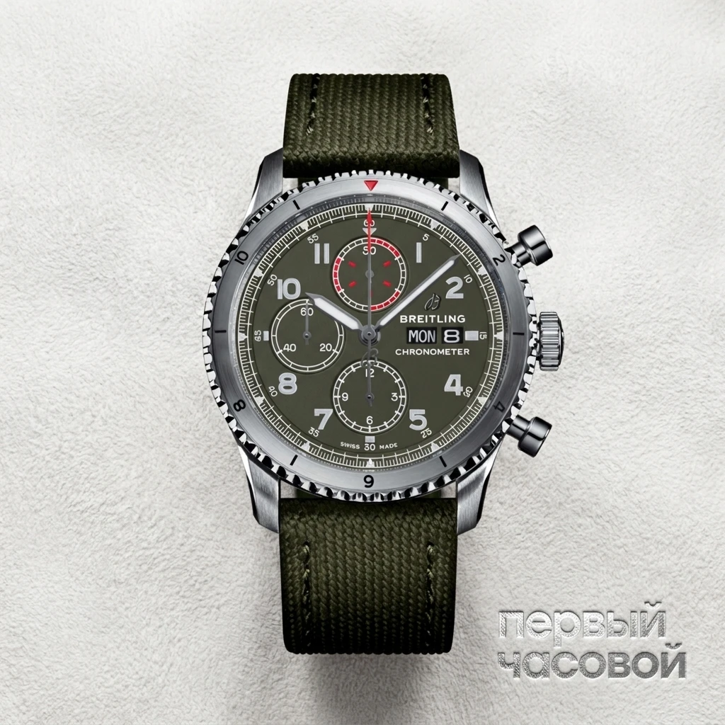 Breitling Aviator 8 Chronograph 43 Curtiss Warhawk A133161A1L1X1