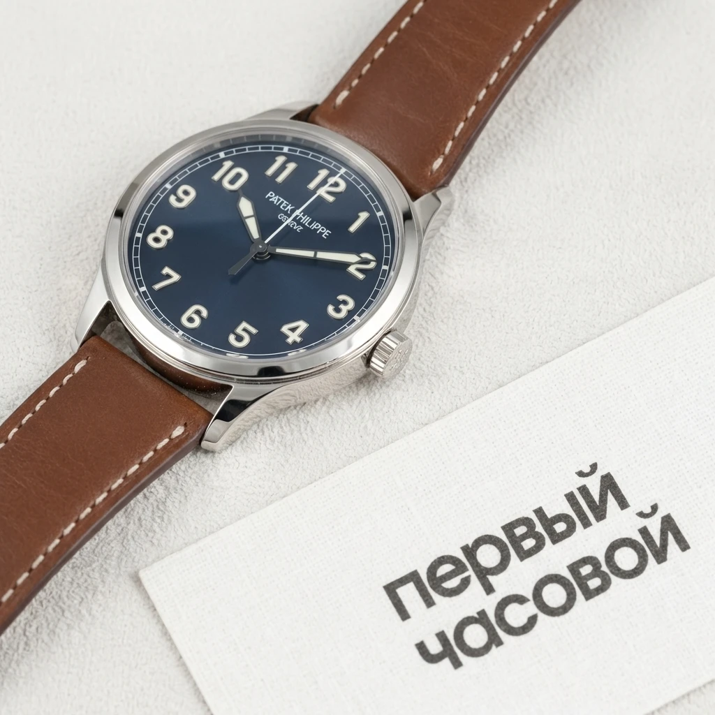 Купить элитные часы Patek Philippe Calatrava Pilot 5522A Calatrava Steel "New York" Limited 5522A-001: в наличии в Москве!
