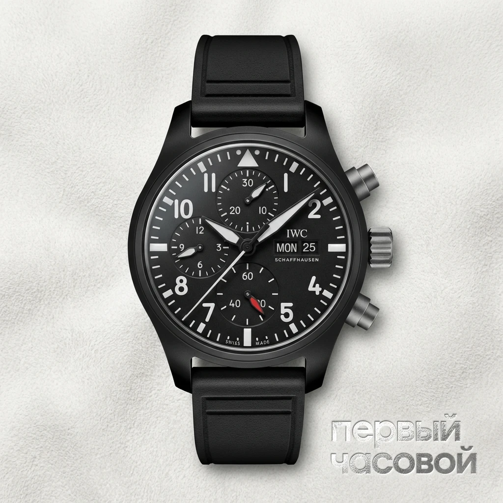 Купить элитные часы Iwc Pilots Chronograph 41 Top Gun IW389401: в наличии в Москве!