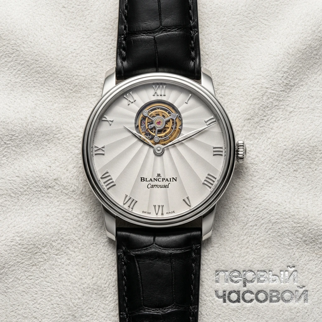 Купить элитные часы Blancpain Villeret Carrousel Volant Une Minute 66228 3442 55B: в наличии в Москве!
