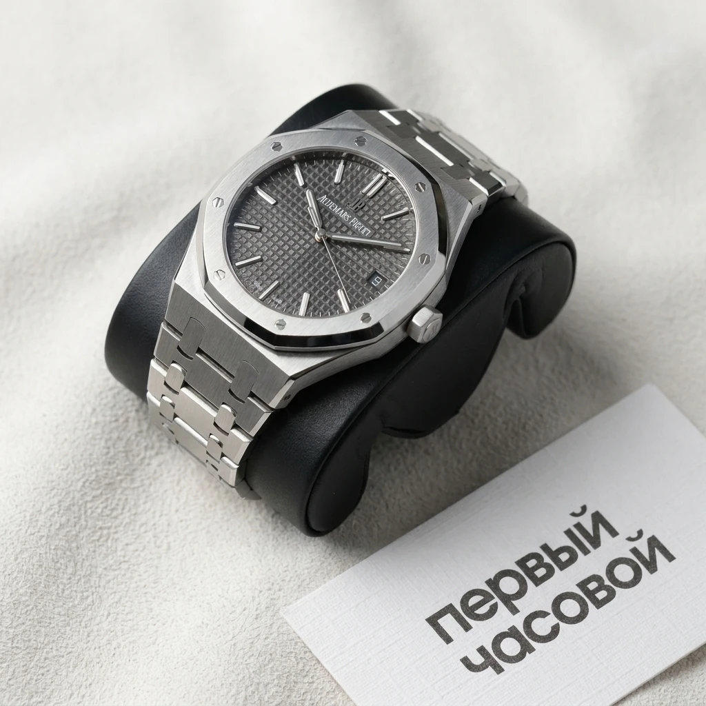 Купить элитные часы Audemars Piguet Royal Oak 41mm Selfwinding Grey Dial 15510ST.OO.1320ST.10: в наличии в Москве!