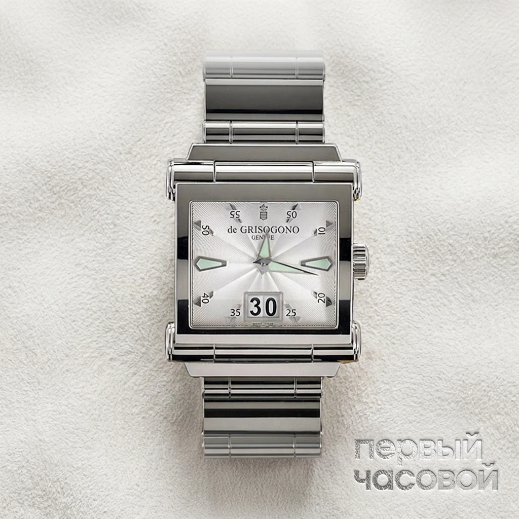 De Grisogono Grande Stainless Steel Big Date GRANDE N01