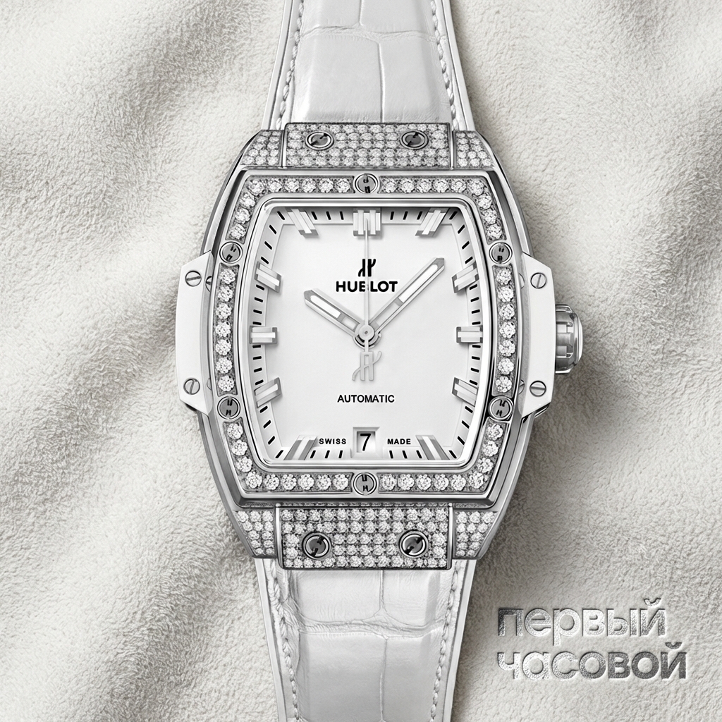 Hublot Spirit of Big Bang 39 Titanium Diamonds Paved White