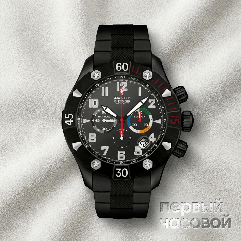 Купить элитные часы Zenith Defy Rainbow Flyback Chronograph 03.0527.4000/21.r642: в наличии в Москве!