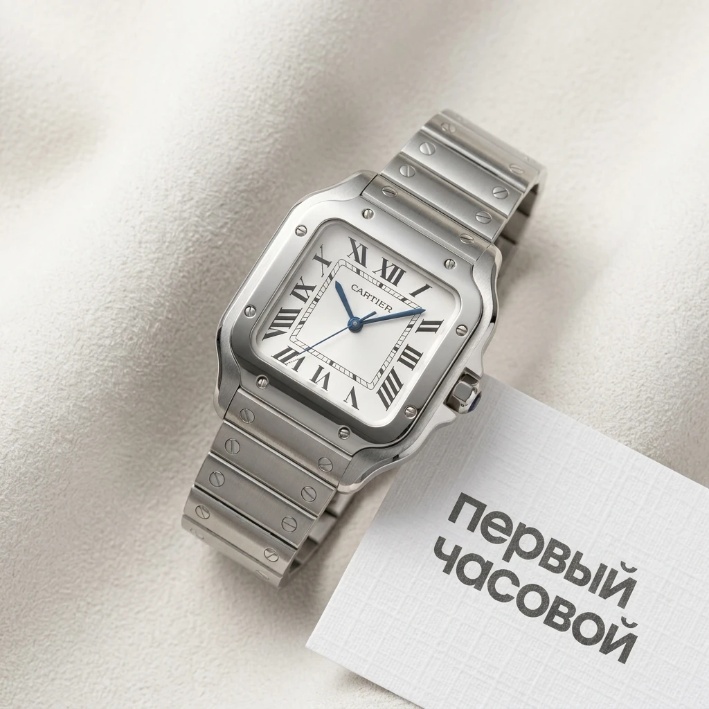 Купить элитные часы Cartier Santos De Cartier Small Model Silver Dial WSSA0082: в наличии в Москве!