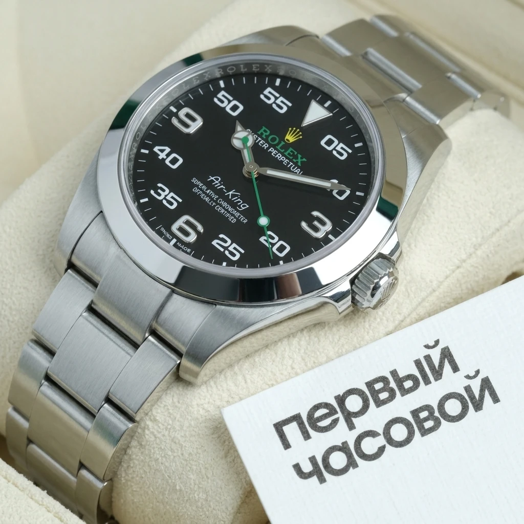 Купить элитные часы Rolex Oyster Perpetual Air King  126900: в наличии в Москве!