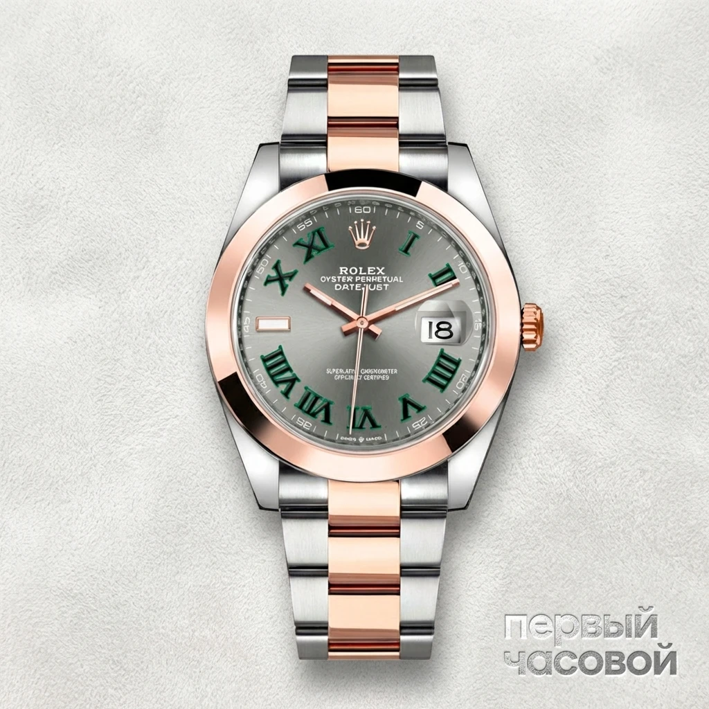 Rolex Oyster Perpetual Datejust II Oystersteel and Everose Gold Wimbledon Dial 126301