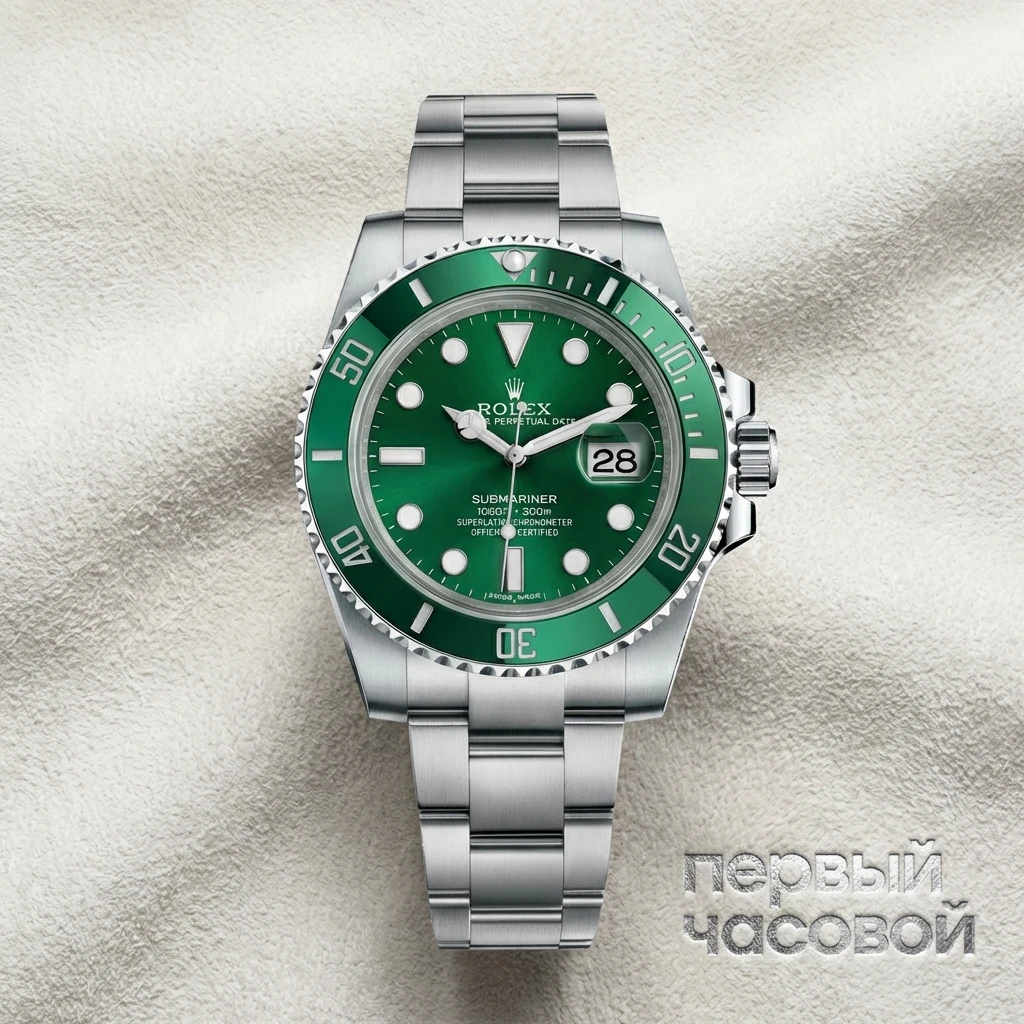 Купить элитные часы Rolex Submariner Green Hulk New 116610LV: в наличии в Москве!