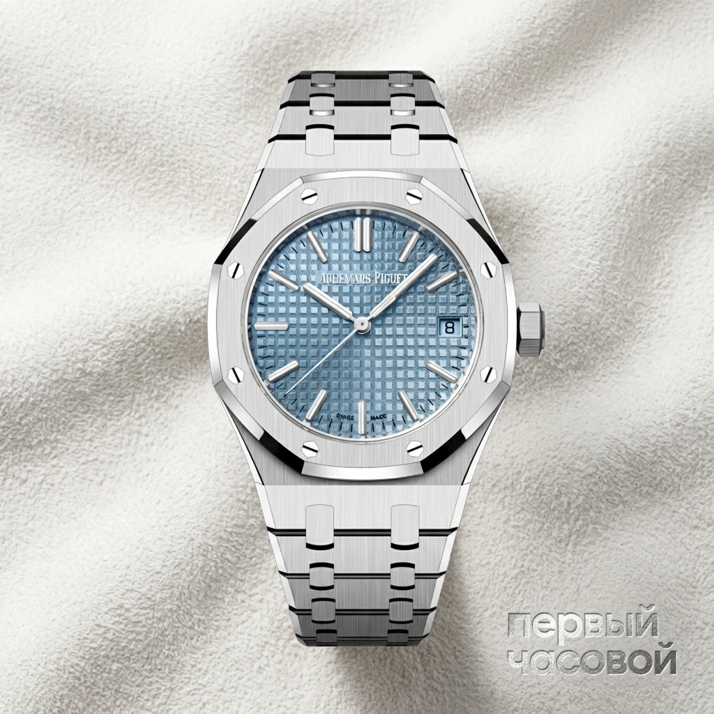 Купить элитные часы Audemars Piguet Royal Oak 37 mm Ice Blue Dial 15550ST.OO.1356ST.08: в наличии в Москве!