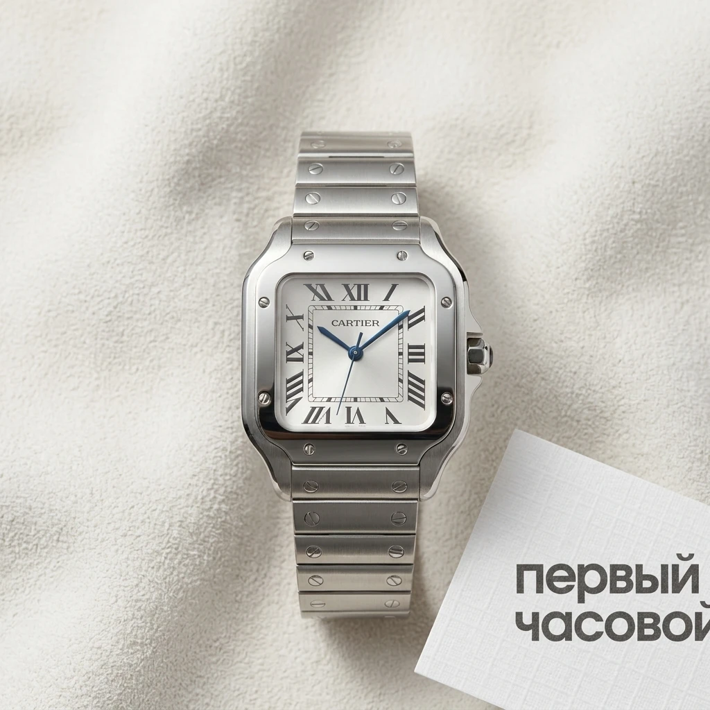 Купить элитные часы Cartier Santos De Cartier Small Model Silver Dial WSSA0082: в наличии в Москве!