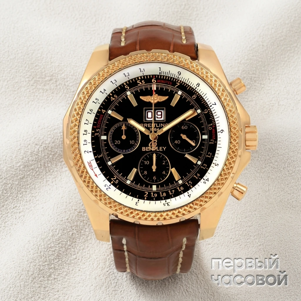 Купить элитные часы Breitling Breitling for Bentley 6.75 Big Date Chronograph k44362: в наличии в Москве!