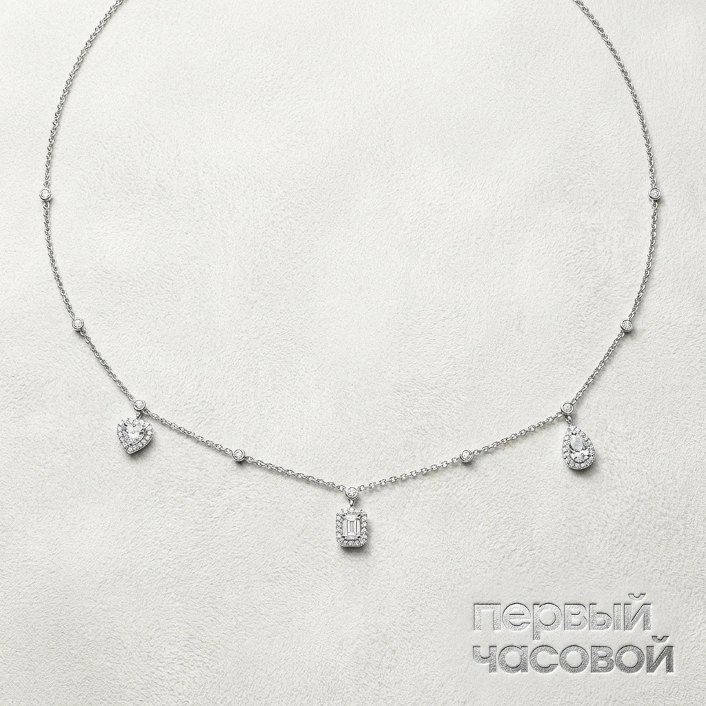 Купить украшение Messika Necklace My Twin Trio 3 X 0.15 Ct 11945-WG: в наличии в Москве!