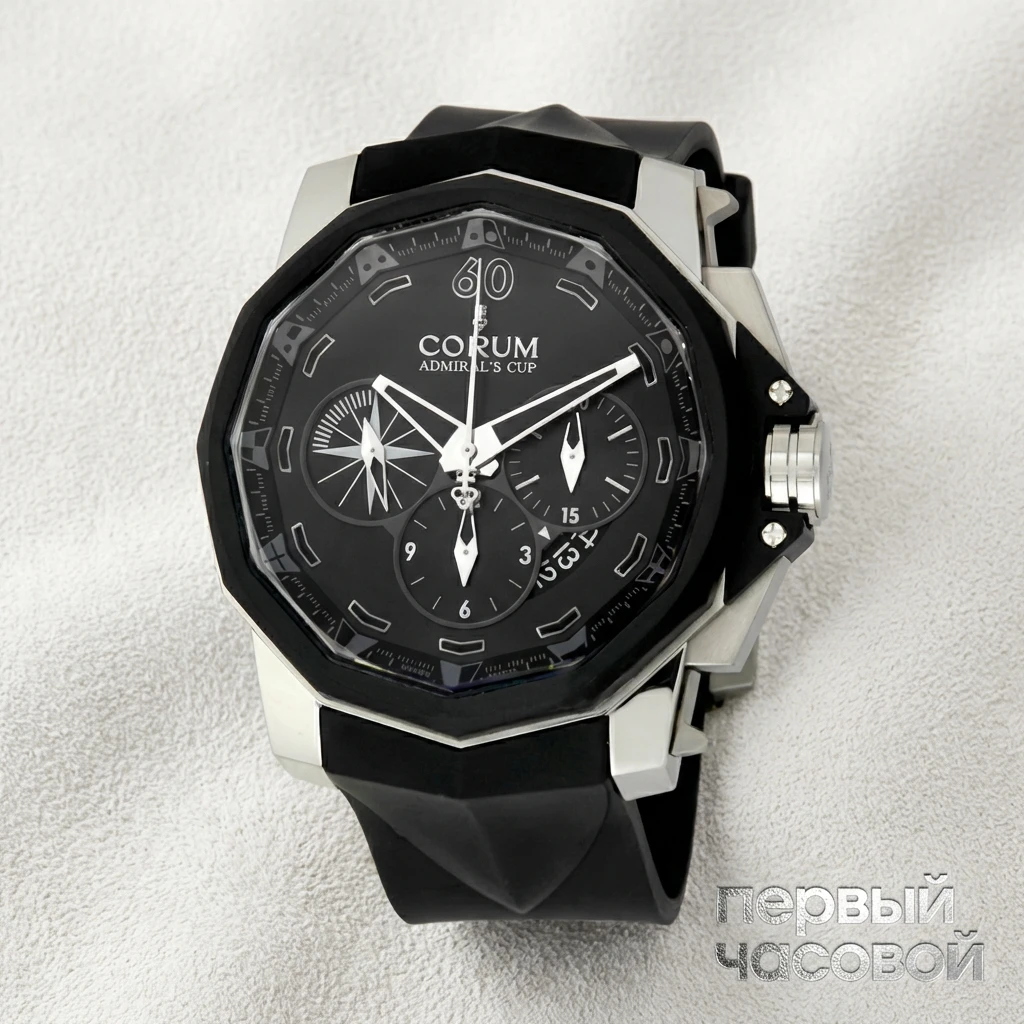 Купить элитные часы Corum Admirals Cup Chronograph 48 753.935.06.0371-AN52: в наличии в Москве!