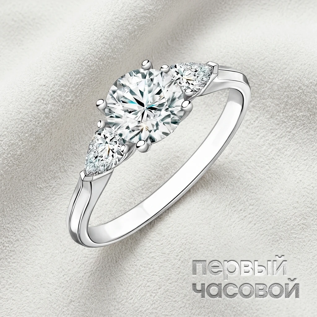 Купить украшение Studio jewelry Кольцо с бриллиантом 1,03 ct. G/VVS2 (3 Excellent) : в наличии в Москве!
