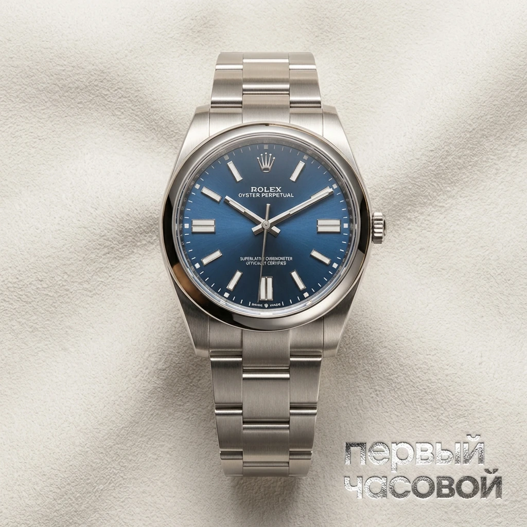 Rolex Oyster Perpetual 41 Mm Blue Dial 124300