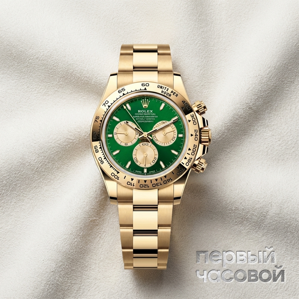 Rolex Cosmograph Daytona Yellow Gold Green Dial