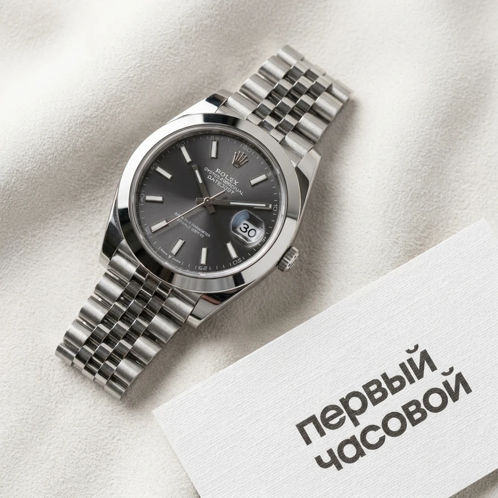 Купить элитные часы Rolex Oyster Perpetual Datejust 41 Mm Dark Rhodium 126300: в наличии в Москве!