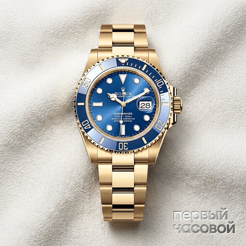 Rolex Submariner Yellow Gold Blue