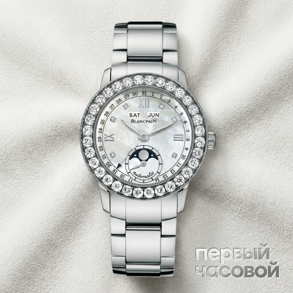 Купить элитные часы Blancpain Léman Moonphase 2360 1991A 75A: в наличии в Москве!