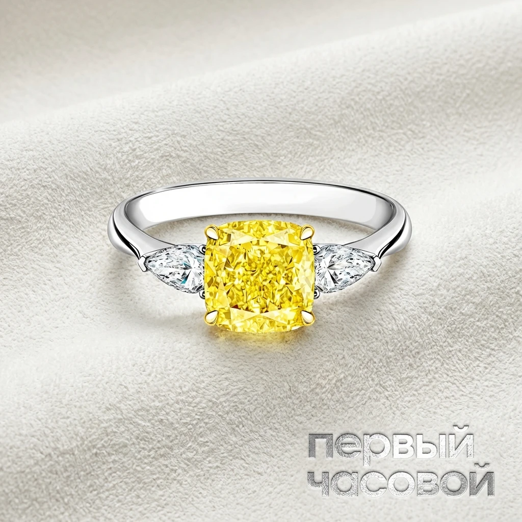 Купить украшение Studio jewelry Кольцо С Бриллиантом 2,05 Ct. U To V/Vvs1 : в наличии в Москве!