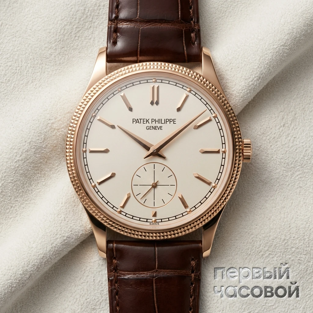 Купить элитные часы Patek Philippe Calatrava Rose Gold 6119R-001: в наличии в Москве!