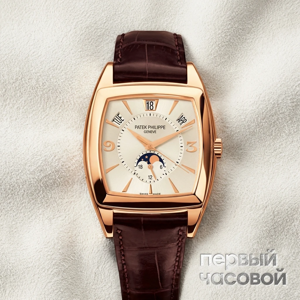 Купить элитные часы Patek Philippe Gondolo Calendario Rose Gold 5135R-001: в наличии в Москве!