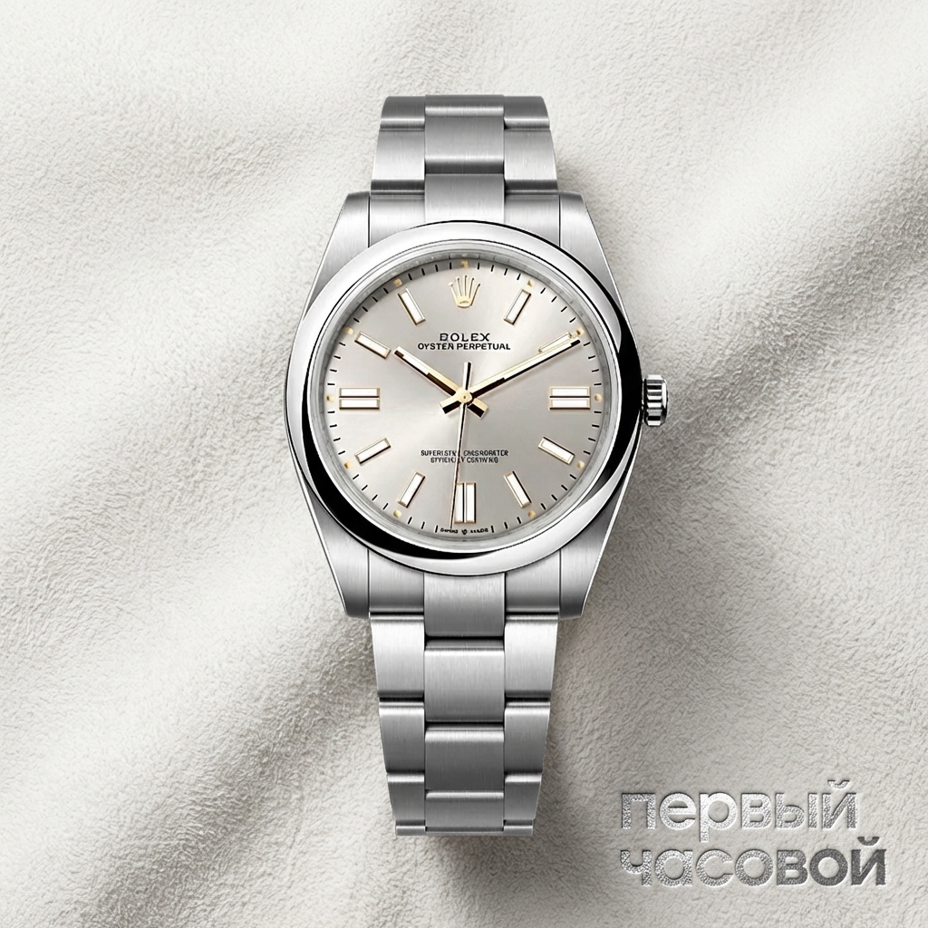 Rolex Oyster Perpetual 41Mm Silver Dial