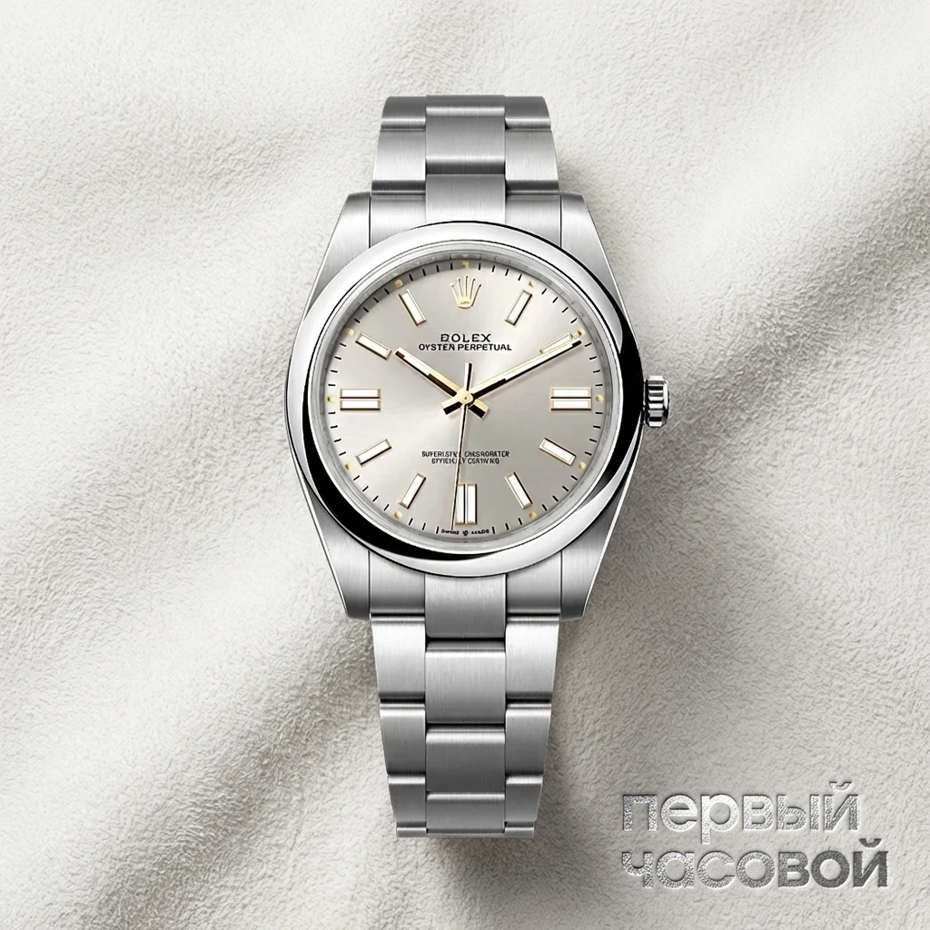 Rolex Oyster Perpetual 41Mm Silver Dial 124300