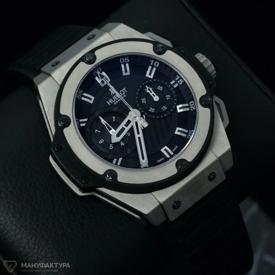 Купить элитные часы Hublot King Power Foudroyante Zirconium 715.ZX.1127.RX: в наличии в Москве!