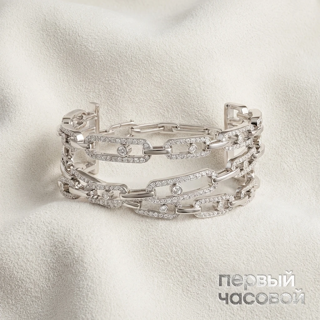 Купить украшение Messika Manchette 3 Rangs Move Link, Wg 13512-WG: в наличии в Москве!