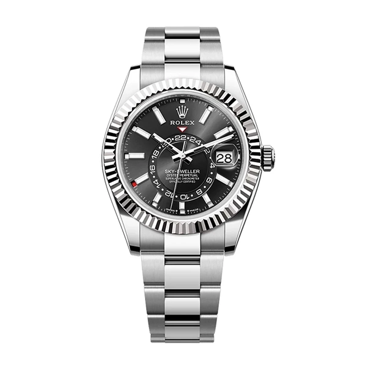 Купить элитные часы Rolex Oyster Perpetual Sky-Dweller Black Dial 336934: в наличии в Москве!