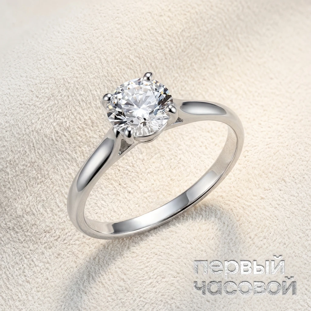 Купить украшение Studio jewelry Кольцо С Бриллиантом 1,01 Ct. G/Vs1 (3 Excellent) : в наличии в Москве!
