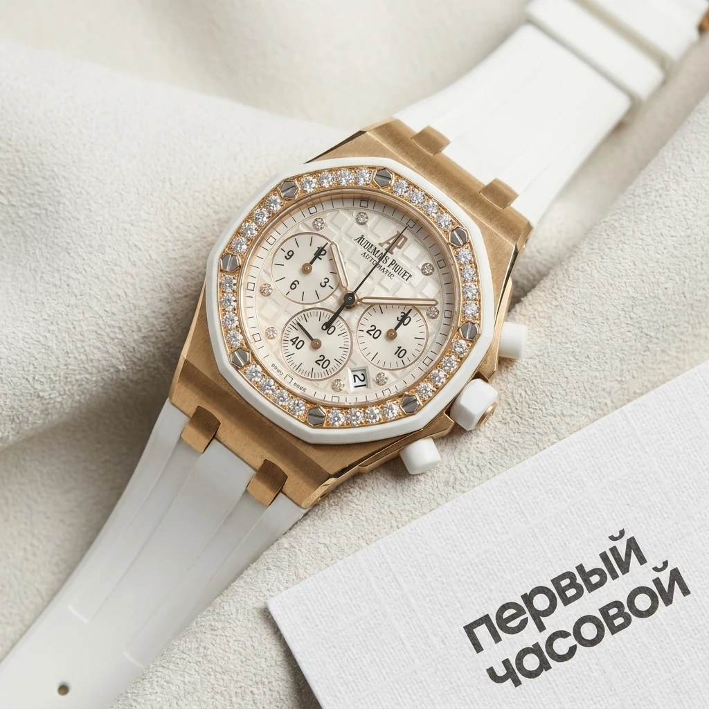 Audemars Piguet Royal Oak Offshore Chronograph Ladies 38Mm Rose Gold 26048OK.ZZ.D010CA.01  — фото 6