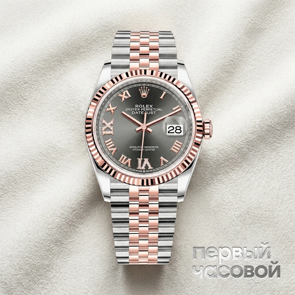 Rolex Oyster Perpetual Datejust 36 Mm Rolesor Oystersteel And Rose Gold 126231