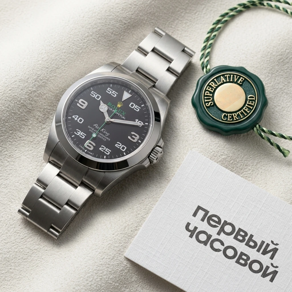 Купить элитные часы Rolex Oyster Perpetual Air King  126900: в наличии в Москве!