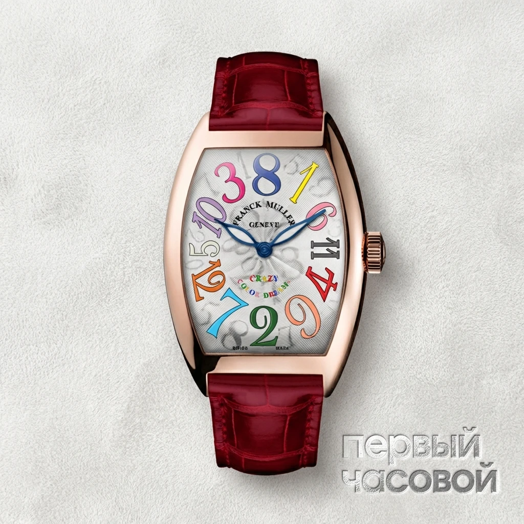 Купить элитные часы Franck Muller CINTREE CURVEX WATCH 5850 SC COL DRM: в наличии в Москве!