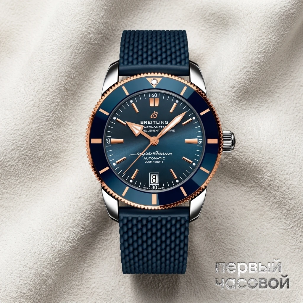 Купить элитные часы Breitling Breitling Superocean Heritage 42 Blue Dial  UB2010161C1S1: в наличии в Москве!