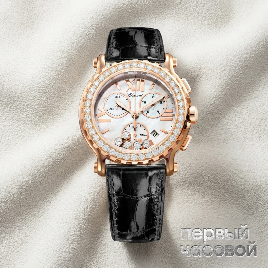 Купить элитные часы Chopard Happy Sport Chronograph 28/3583-5003: в наличии в Москве!