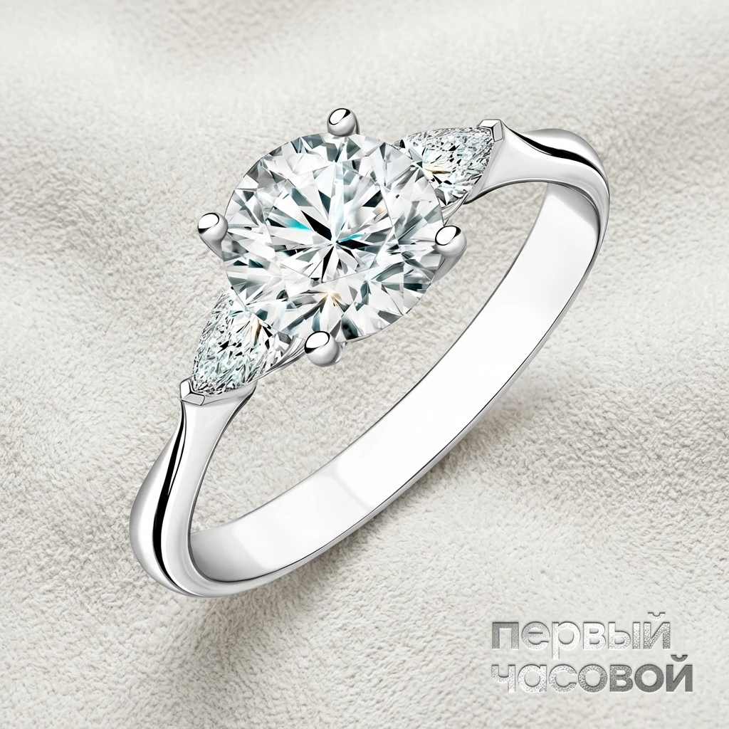 Купить украшение Studio jewelry Кольцо с бриллиантом 3,33 ct. L/VVS2 (3 Excellent) : в наличии в Москве!