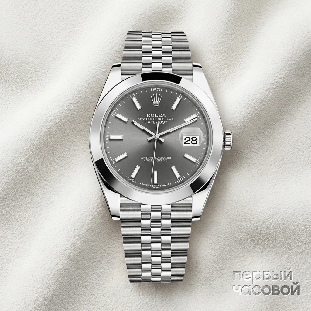 Купить элитные часы Rolex Oyster Perpetual Datejust 41 Mm Dark Rhodium 126300: в наличии в Москве!
