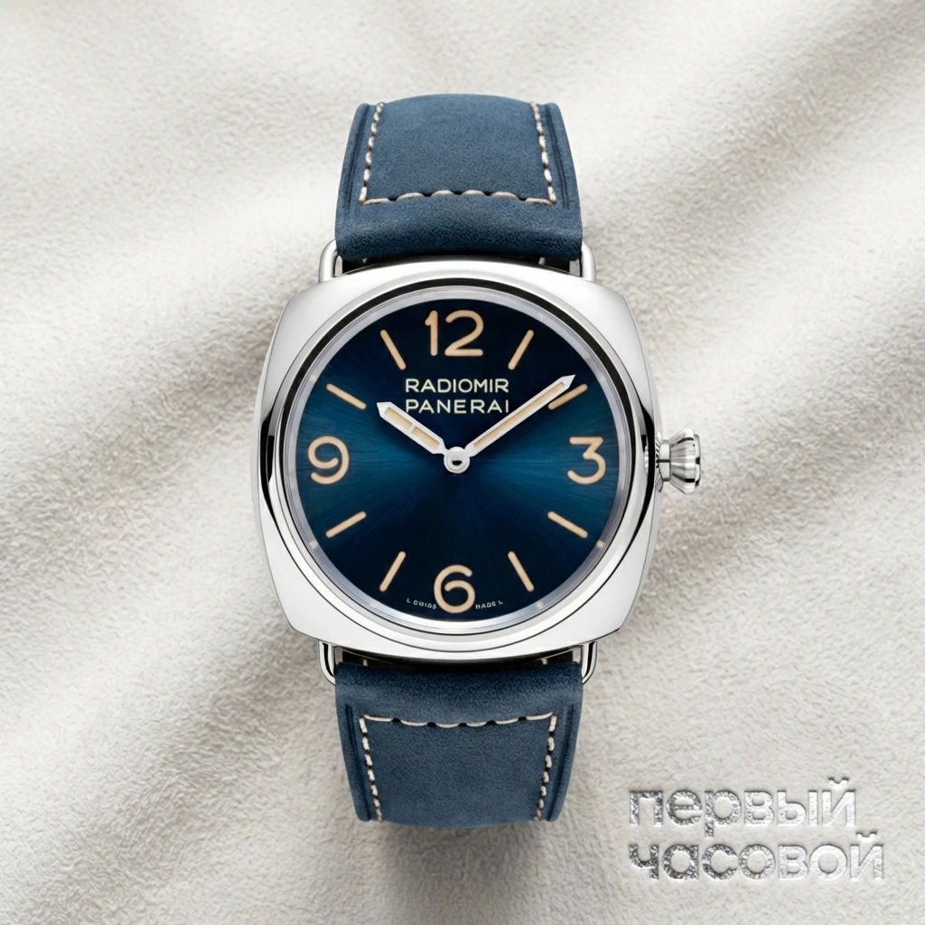 Купить элитные часы Panerai Panerai Radiomir Officine 45Mm Hand Wind Blue Dial PAM01383: в наличии в Москве!